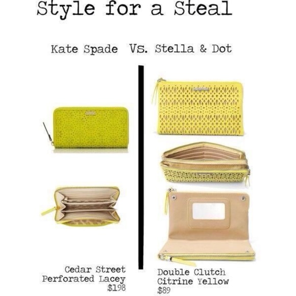 Stella & Dot | Citrine Double Clutch - Picture 9 of 15